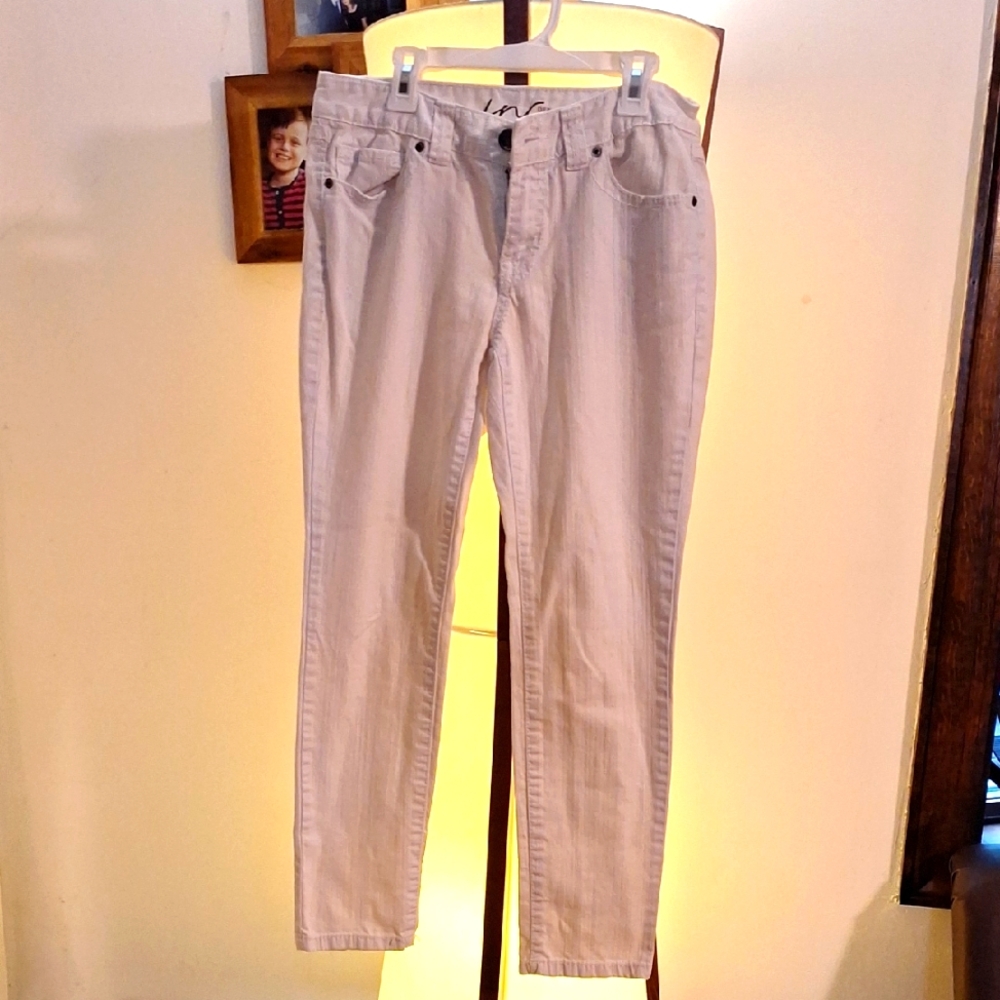 INC International Concepts Black and Gray Straight Leg Jeans
